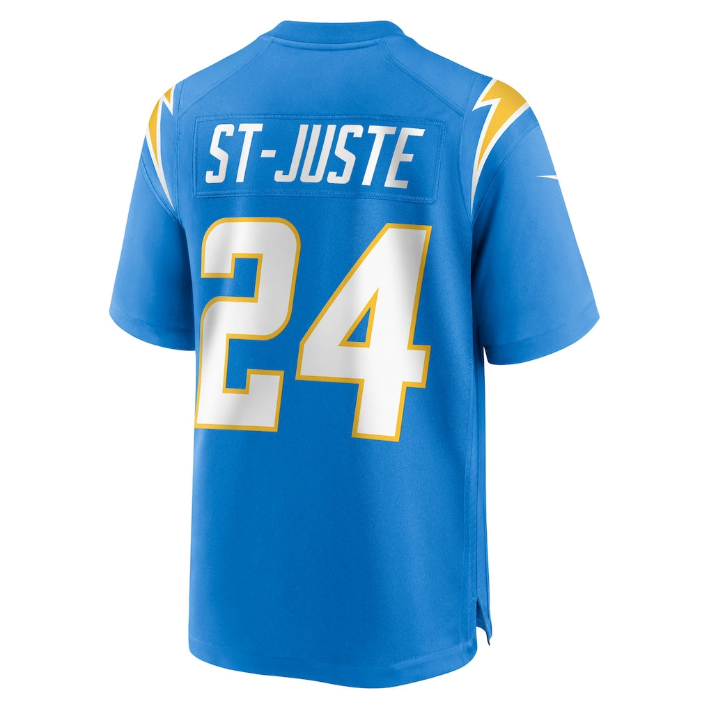 Kooe LA.Chargers #24 Benjamin St-Juste Powder Blue Team Game Jersey