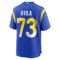 Kooe LA.Rams #73 Steve Avila Royal Home Game Jersey