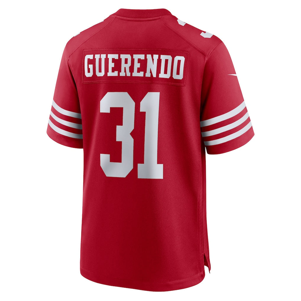 Kooe SF.49ers #31 Isaac Guerendo Scarlet Game Jersey