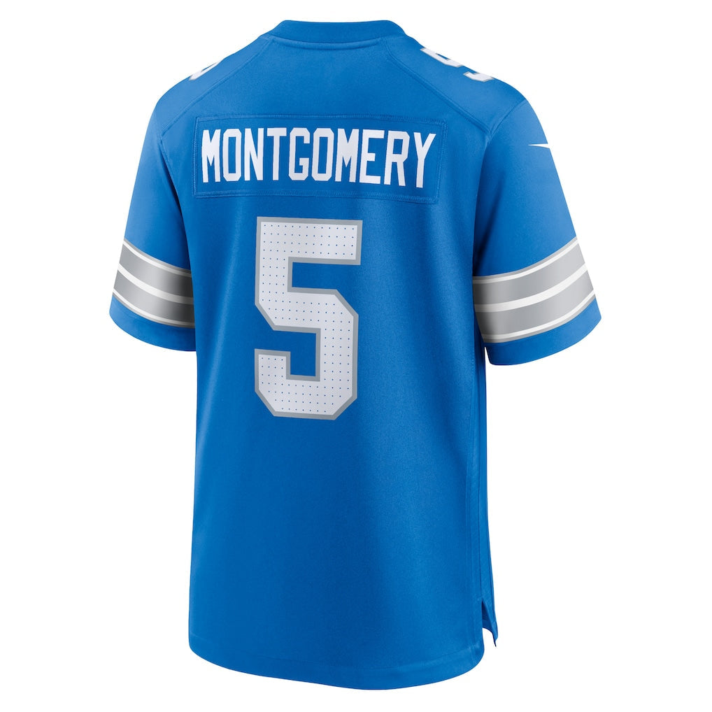 Kooe D.Lions #5 David Montgomery Blue Game Jersey