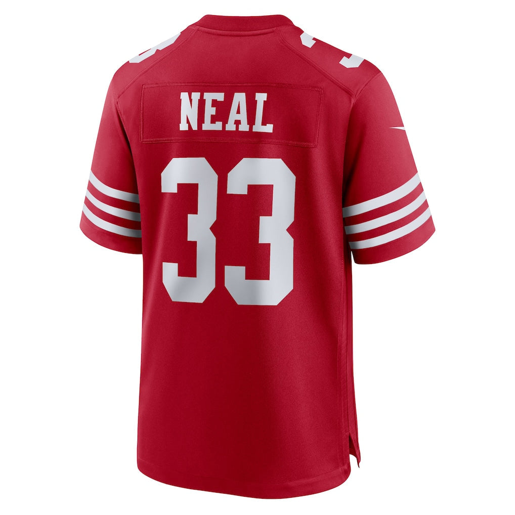 Kooe SF.49ers #33 Siran Neal Scarlet Team Game Jersey