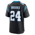 Kooe C.Panthers #24 Jonathon Brooks Black Game Jersey