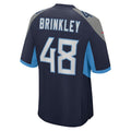 Kooe T.Titans #48 Beau Brinkley Navy Game Jersey