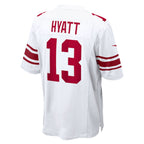 Kooe NY.Giants #13 Jalin Hyatt White Game Jersey