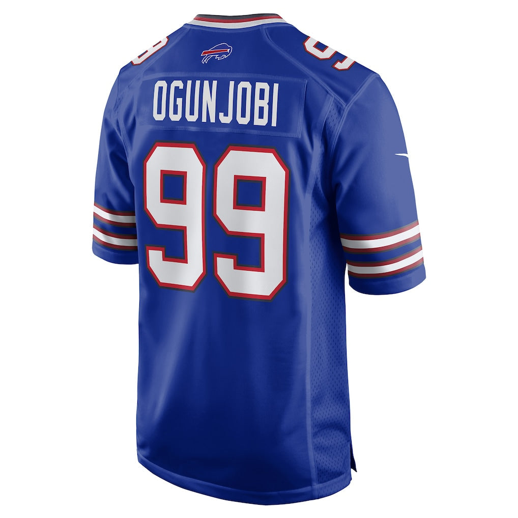 Kooe B.Bills #99 Larry Ogunjobi Royal Team Game Jersey