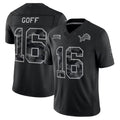 Kooe D.Lions #16 Jared Goff Player Black Limited 2026 Salute to Service Home Game Stitched Jerseys