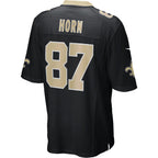 Kooe NO.Saints #87 Joe Horn Black Game Retired Player Jersey