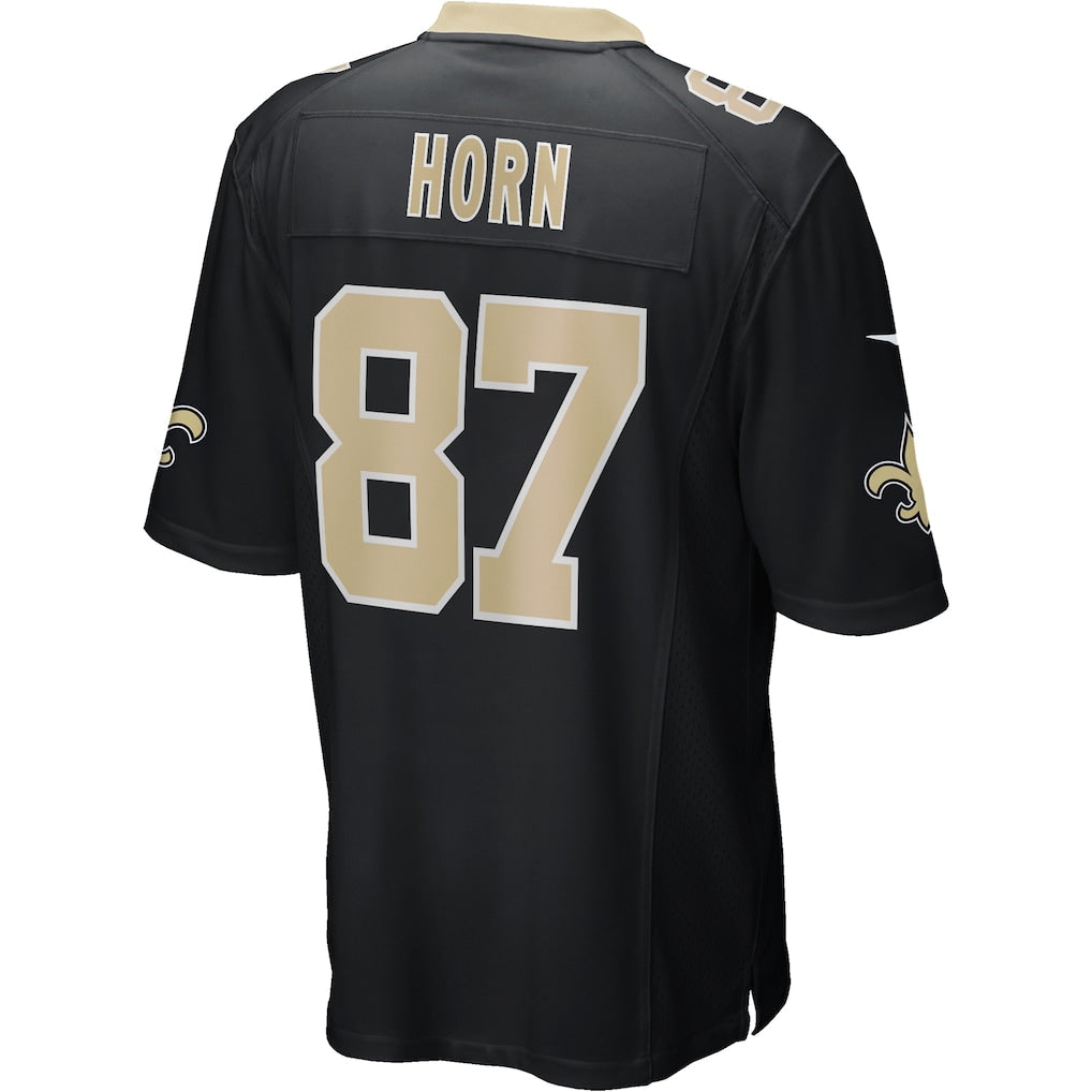 Kooe NO.Saints #87 Joe Horn Black Game Retired Player Jersey