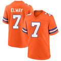 Kooe D.Broncos #7 John Elway Player Orange Throwback Game Stitched Jerseys