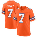 Kooe D.Broncos #7 John Elway Player Orange Throwback Game Stitched Jerseys