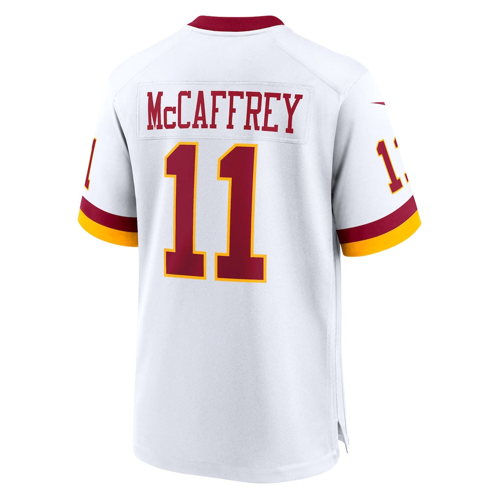 Kooe W.Commanders #11 Luke McCaffrey White Game Super Bowl Era Jersey