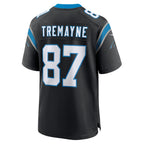 Kooe C.Panthers #87 Brycen Tremayne Black Team Game Jersey
