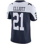 Kooe D.Cowboys #21 Ezekiel Elliott Navy Alternate Vapor Limited Jersey