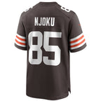Kooe C.Browns #85 David Njoku Brown Player Game Jersey