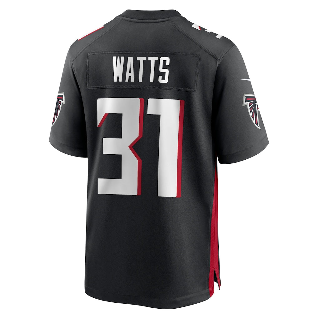 Kooe A.Falcons #31 Xavier Watts Black Team Game Jersey