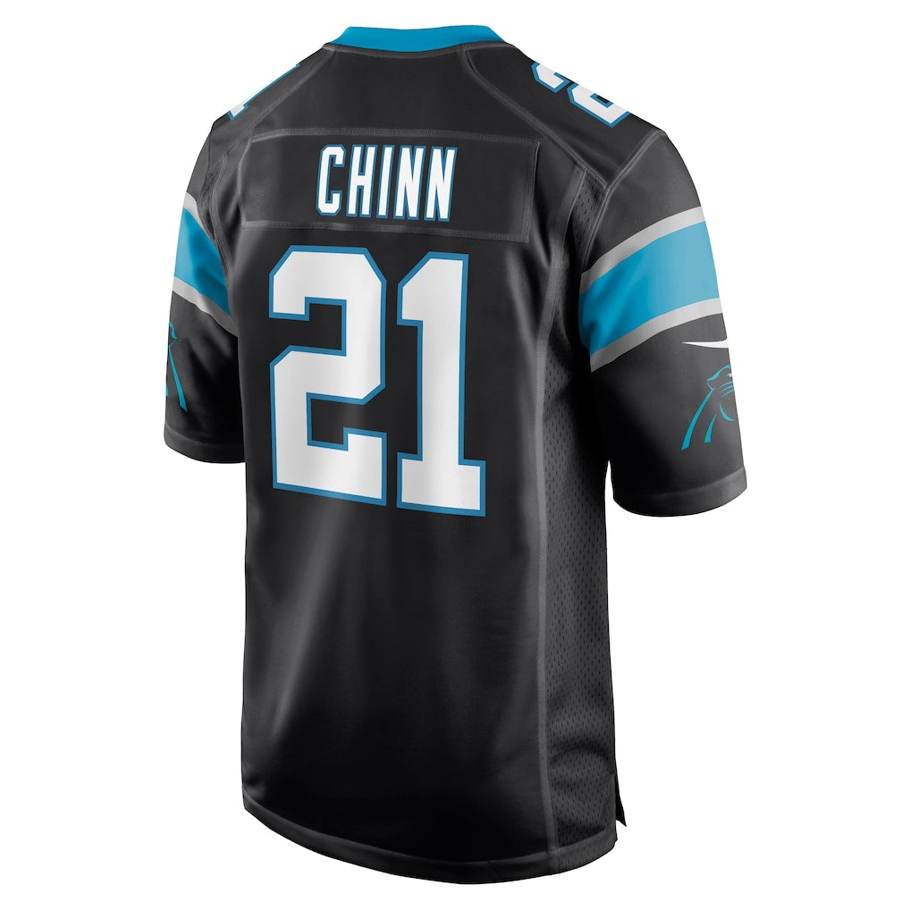 Kooe C.Panthers #21 Jeremy Chinn Black Game Jersey