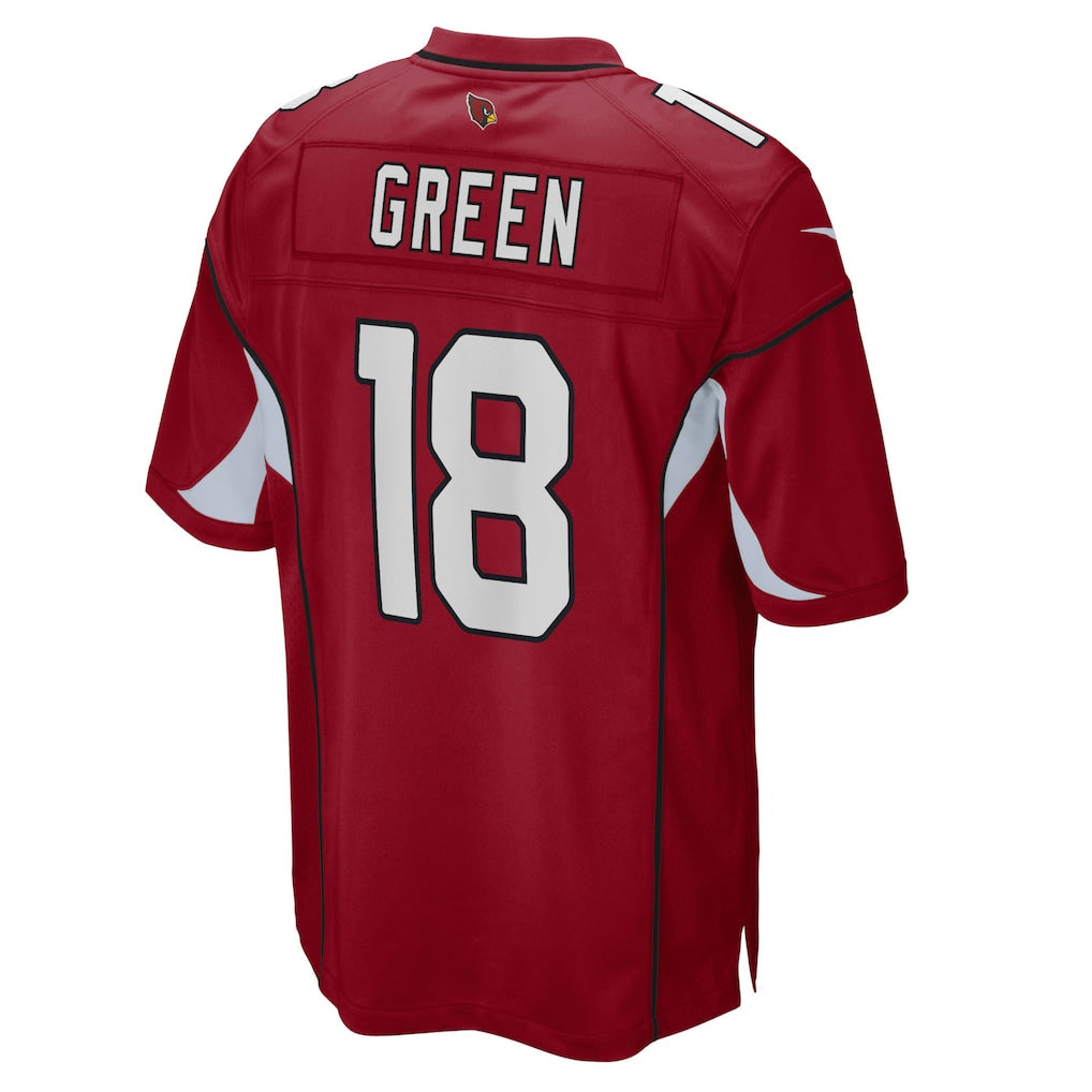 Kooe A.Cardinals #18 A.J. Green Cardinal Game Jersey